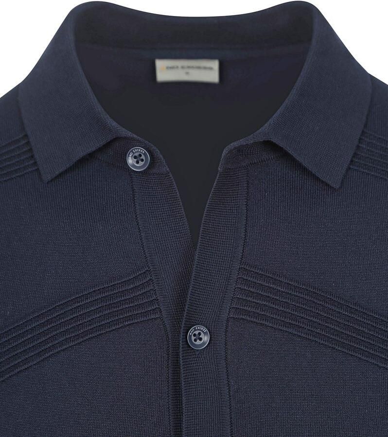 No Excess Knitted Top Navy - Foto 2