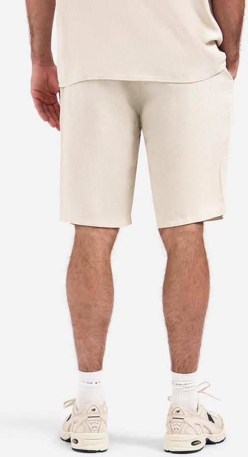 No Excess Linen Short Ecru - Foto 5