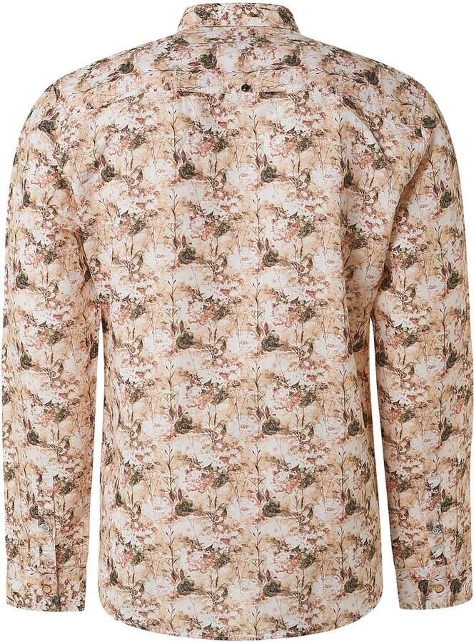 No Excess Overhemd Lange Mouw Linnen Overhemd Bloemenprint Multicolour - Foto 2