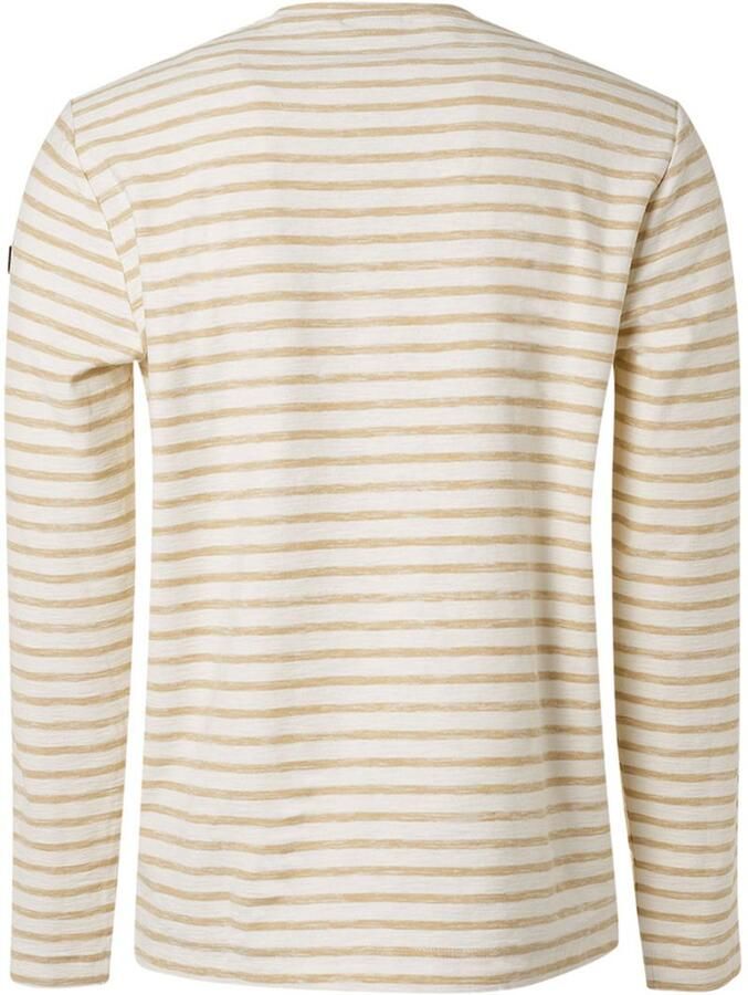 NO EXCESS Shirt met lange mouwen met streepmotief