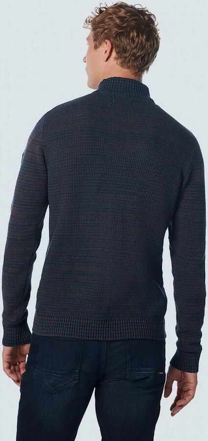 No Excess Mocker Trui Navy Melange - Foto 3