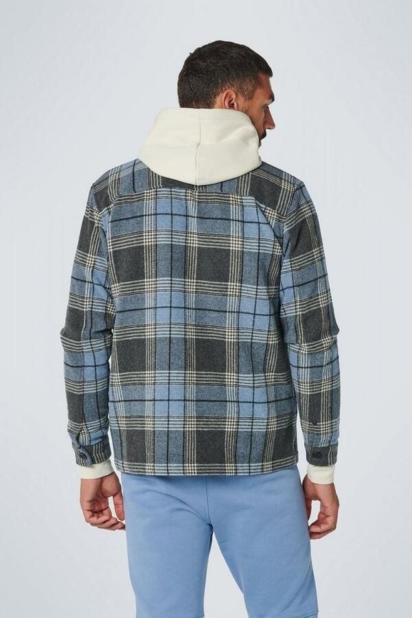 No Excess No-Excess Overshirt Ruit Blauw - Foto 4