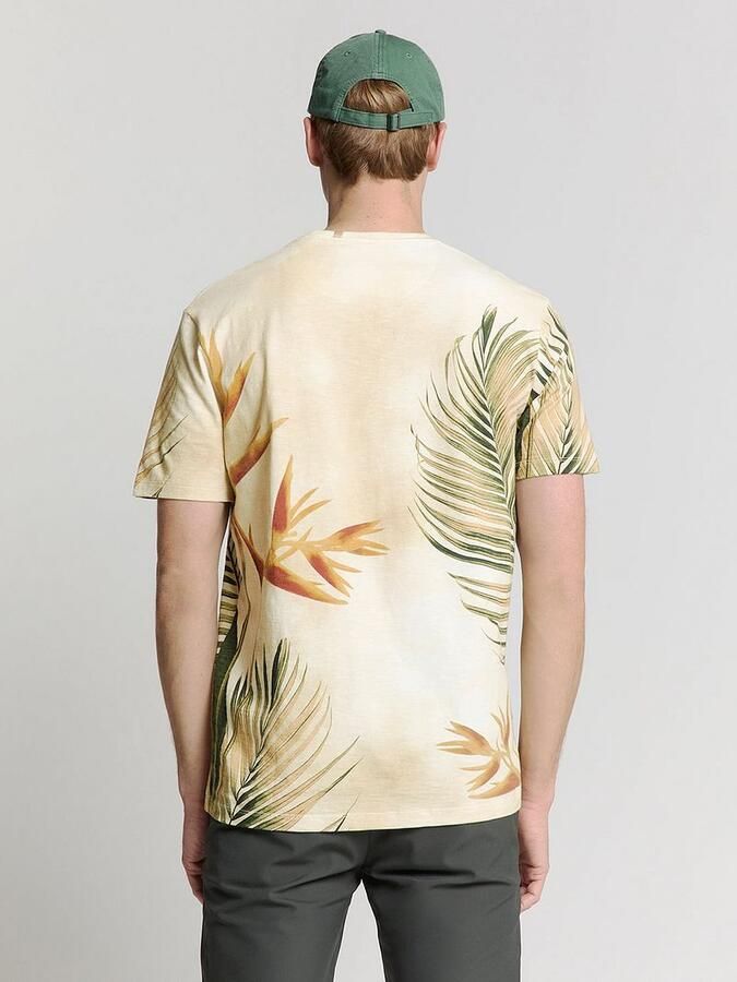 No Excess No-Excess T-Shirt Crewneck Print Ecru - Foto 4