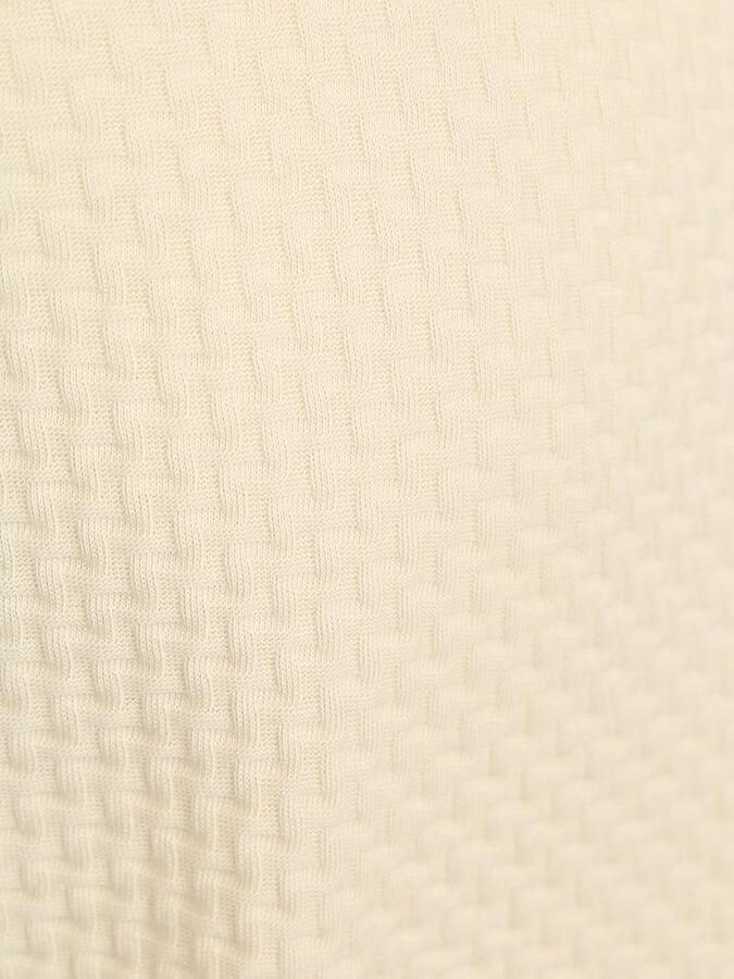 No Excess T-shirt Korte Mouw No-Excess T-Shirt Jacquard Ecru - Foto 5