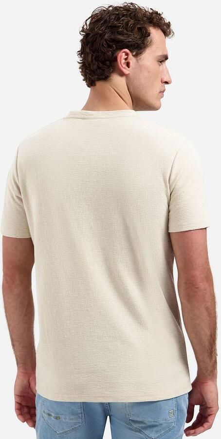 No Excess No-Excess T-Shirt Jacquard Ecru - Foto 3
