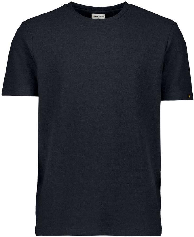 No Excess No-Excess T-Shirt Jacquard Navy