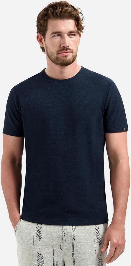 No Excess No-Excess T-Shirt Jacquard Navy - Foto 3