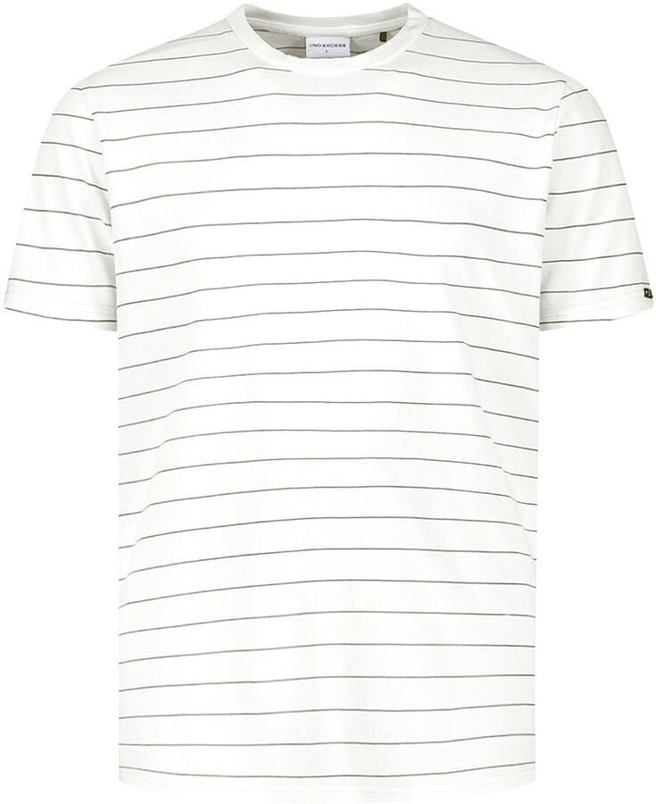 No Excess No-Excess T-Shirt Pin Stripe Wit