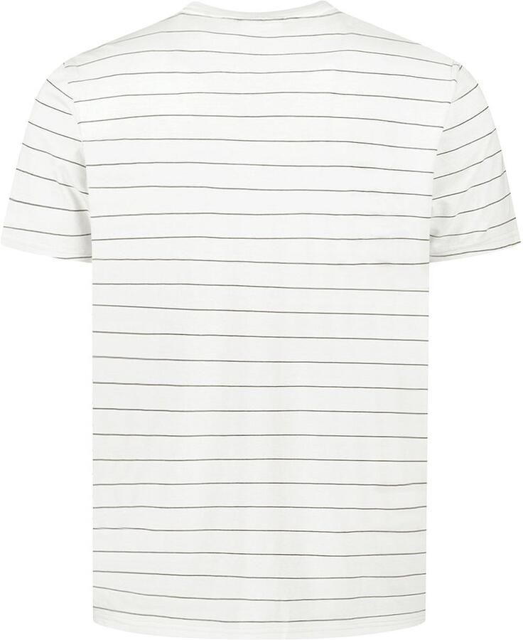 No Excess No-Excess T-Shirt Pin Stripe Wit - Foto 2