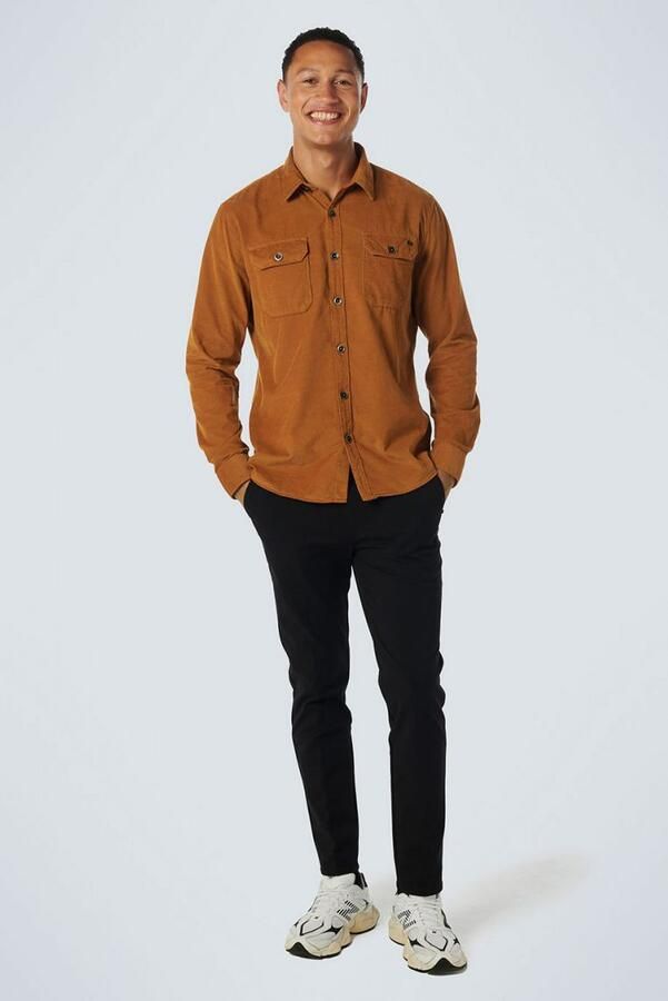 No Excess Overhemd Corduroy Caramel - Foto 3
