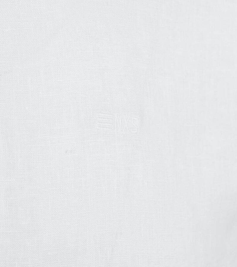 No Excess Overhemd Lange Mouw Overhemd Linnen Wit - Foto 2