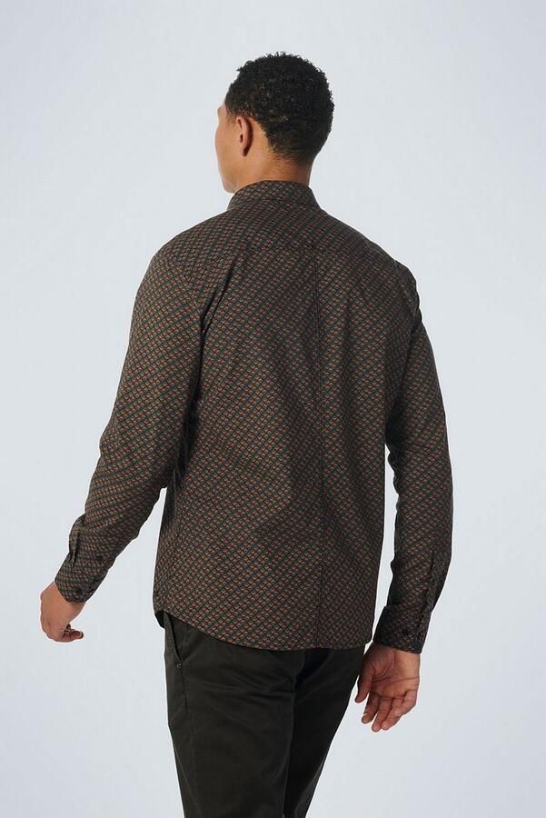 No Excess Overhemd Print Caramel - Foto 4