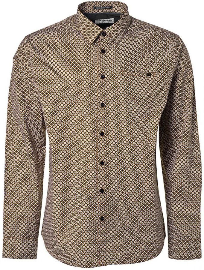 No Excess Overhemd Print Oranje