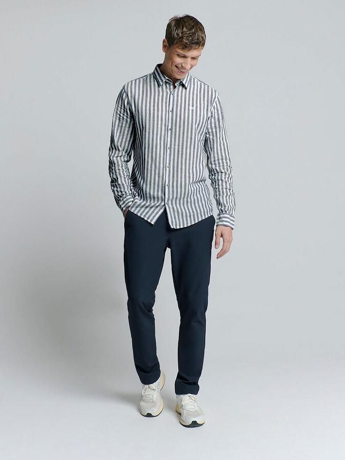 No Excess Overhemd Stripes Blauw - Foto 2