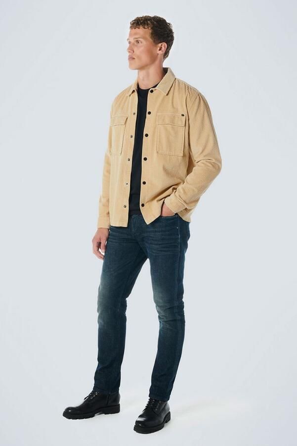 No Excess Overshirt Corduroy Beige - Foto 3
