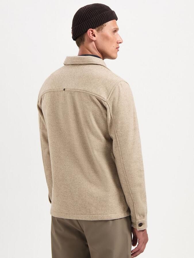 No Excess Onderhemd Overshirt Melange Beige - Foto 6