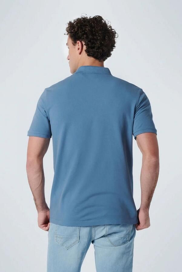 No Excess Polo pique kledingstuk Blauw Heren - Foto 3