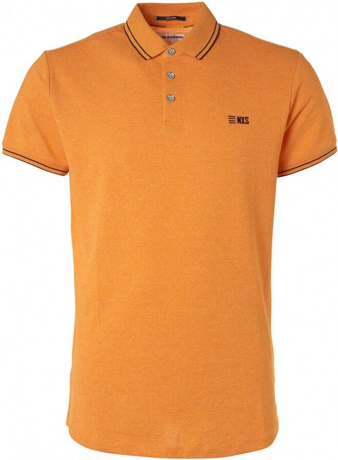 No Excess Polo Garment Dye Geel