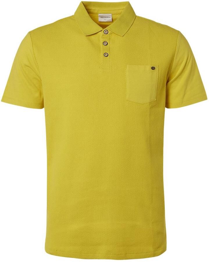 No Excess T-shirt Polo Jacquard Mix Lime