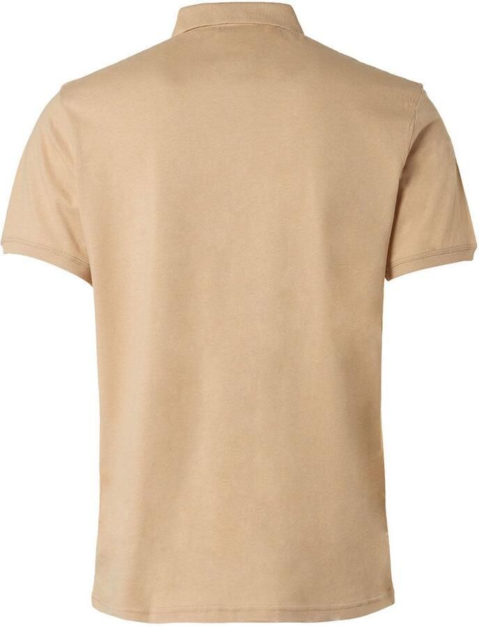 No Excess T-shirt Polo Linnen Beige - Foto 2