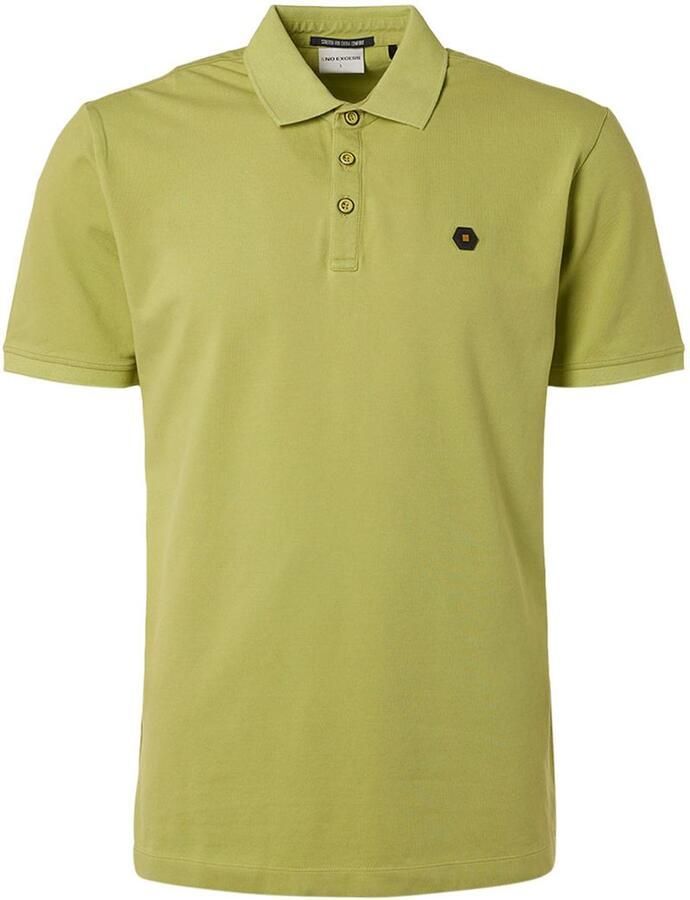 No Excess regular fit polo light green - Foto 3