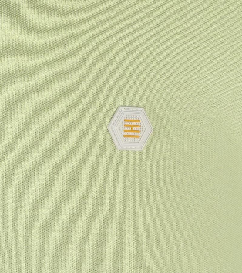No Excess Polo pique kleding geverfde reactie Groen Heren