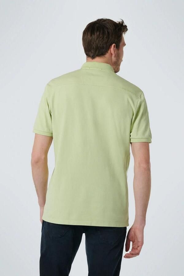 No Excess Polo pique kleding geverfde reactie Groen Heren - Foto 3