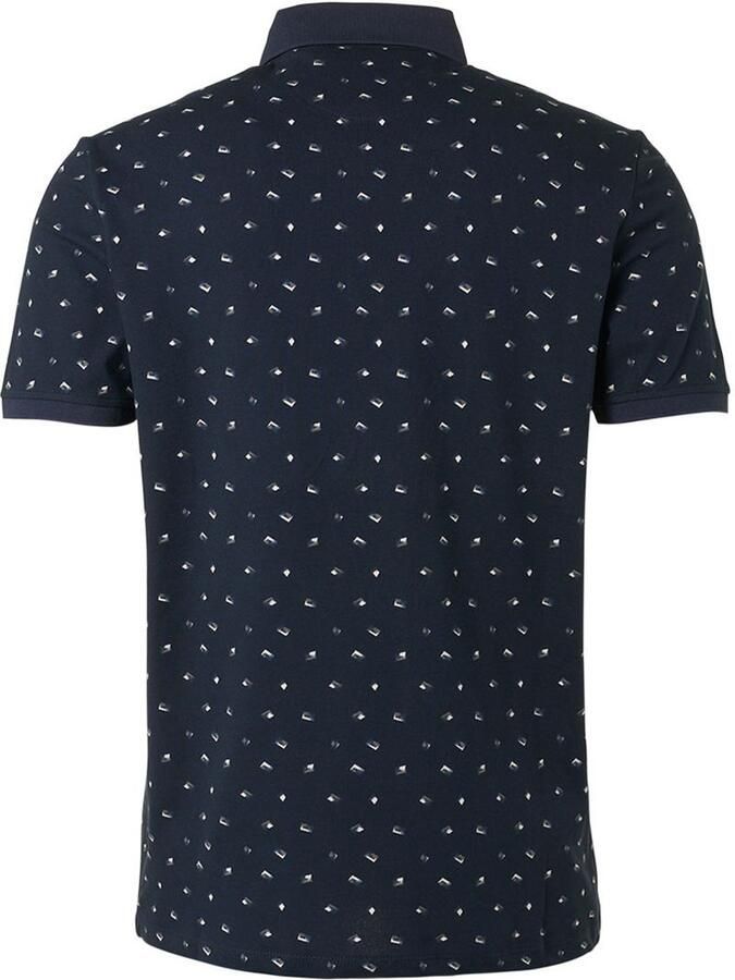 No Excess T-shirt Polo Print Donkerblauw - Foto 2