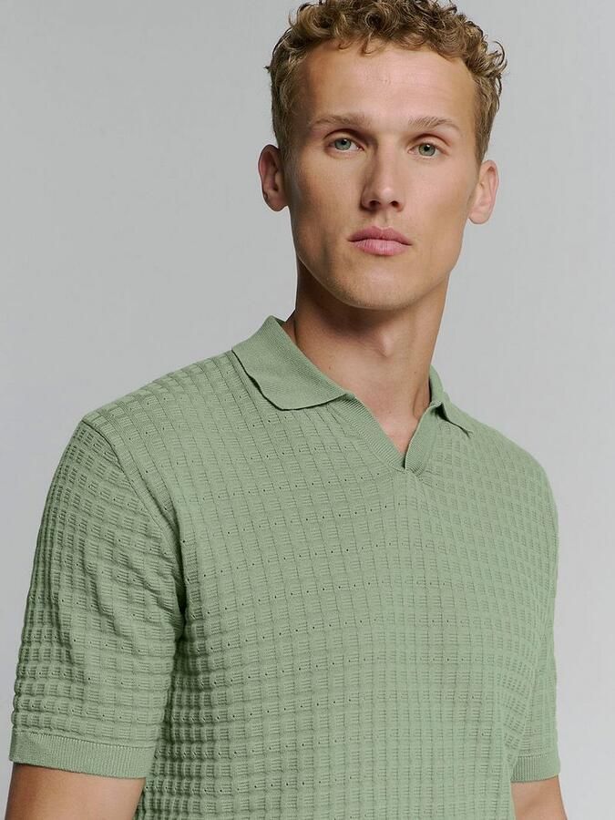 No Excess Poloshirt Groen - Foto 3