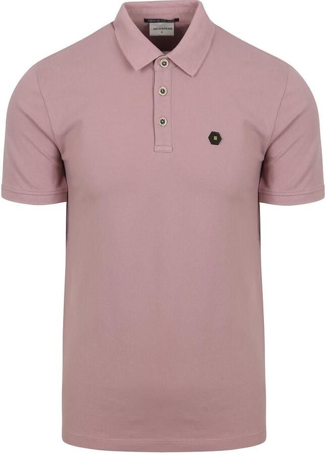 No Excess T-shirt Poloshirt Piqué Mauve - Foto 5