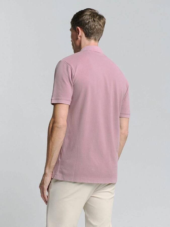 No Excess T-shirt Poloshirt Piqué Mauve - Foto 3
