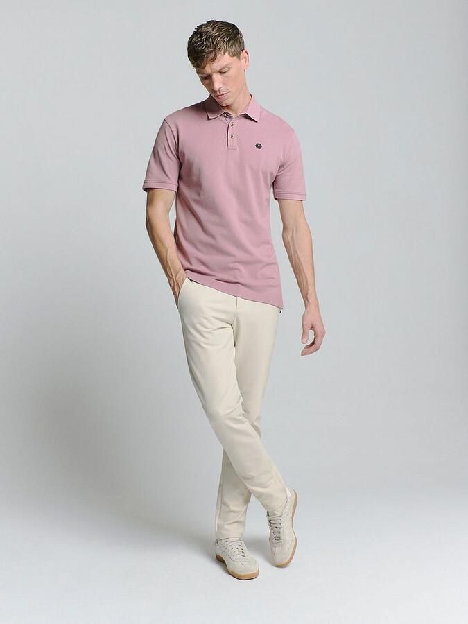 No Excess T-shirt Poloshirt Piqué Mauve - Foto 2