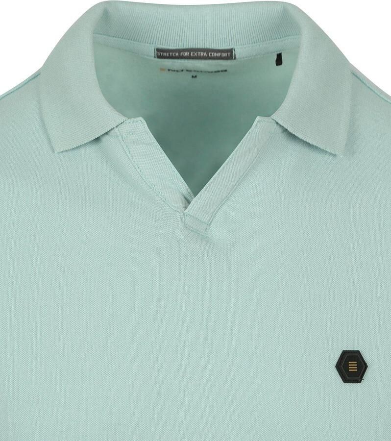 No Excess T-shirt Poloshirt Riva Solid Turquoise