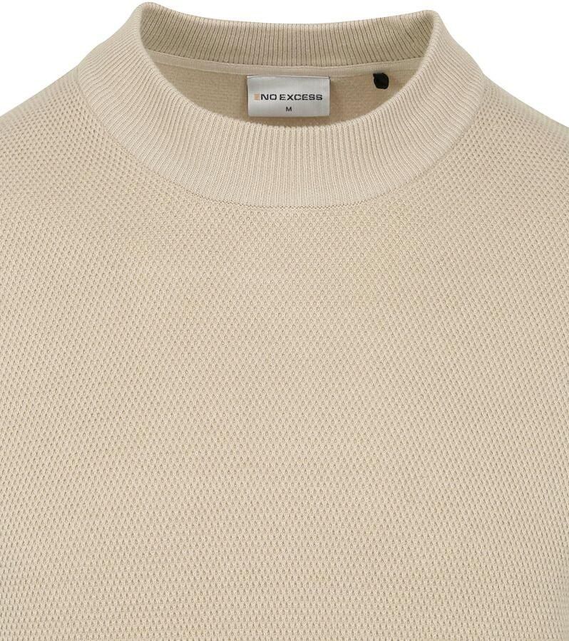 No Excess Round-neck Knitwear Beige Heren - Foto 4
