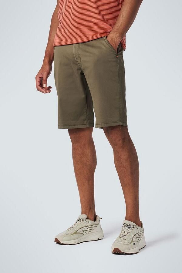 No Excess Short Chino Stretch Groen - Foto 4