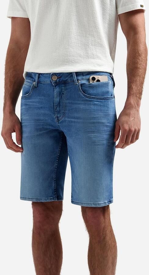No Excess Short Denim Stretch Bleach - Foto 4