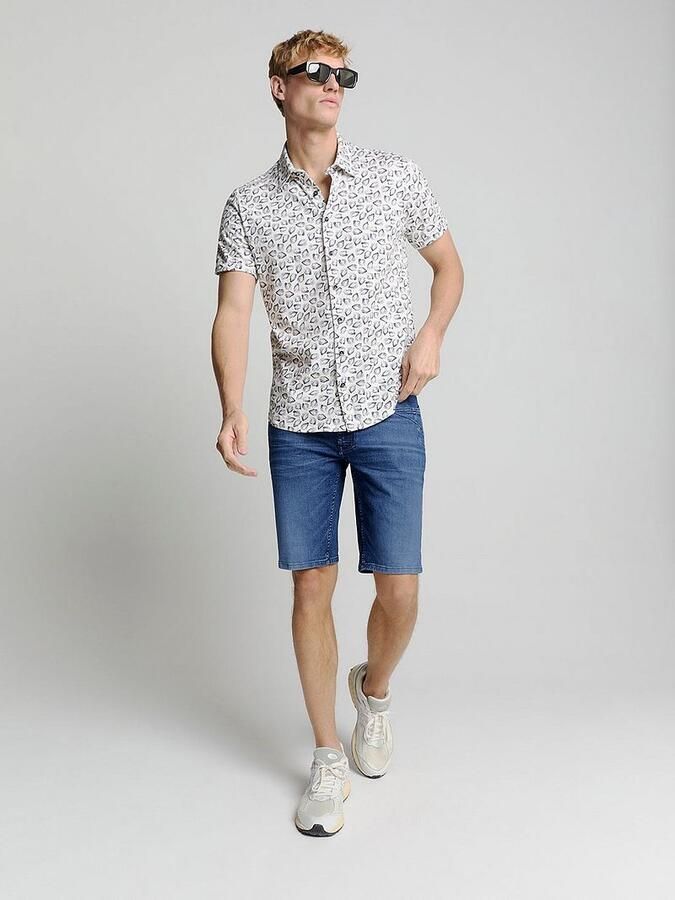 No Excess Short Denim Stretch Stone - Foto 2