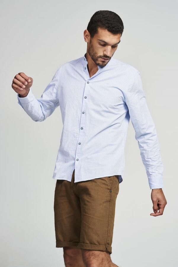 No Excess Short Garment Dyed Camel - Foto 3