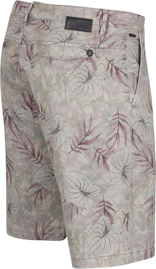 No Excess Short Garment Dyed Print Grijs - Foto 4
