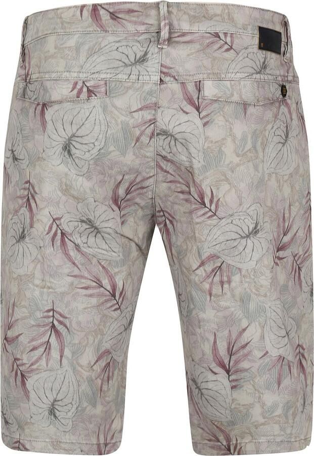 No Excess Short Garment Dyed Print Grijs - Foto 2