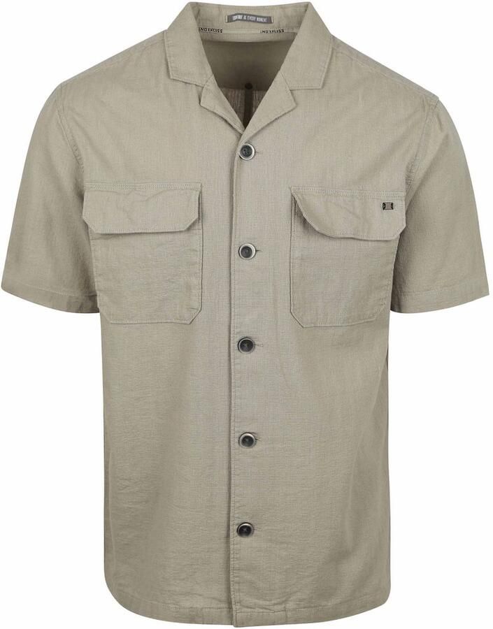 No Excess Short Sleeve Overhemd Groen