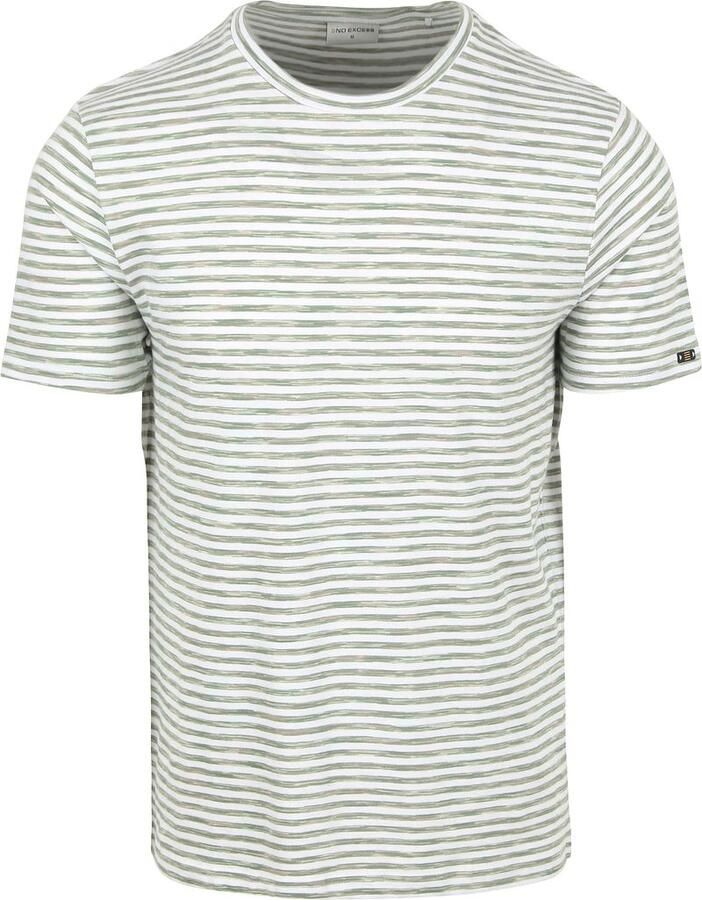 No Excess Stripes T-Shirt Green