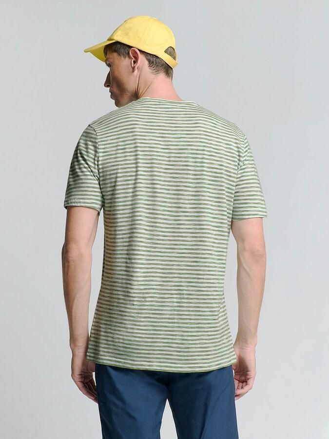 No Excess Stripes T-Shirt Green - Foto 4