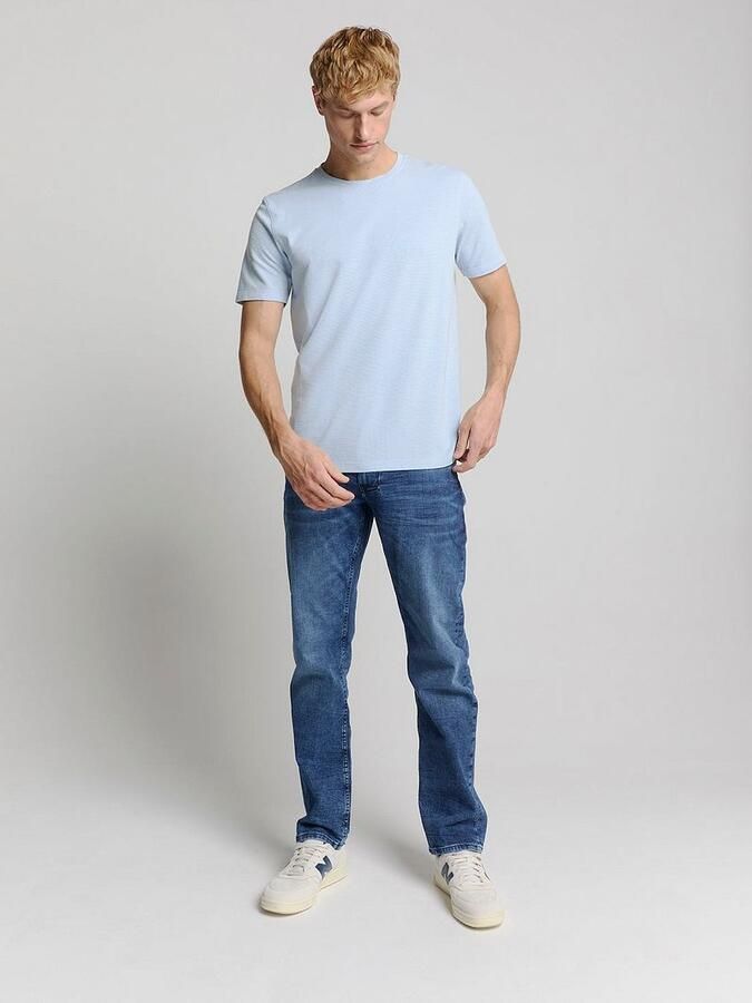 No Excess Structure T-Shirt Lichtblauw - Foto 2