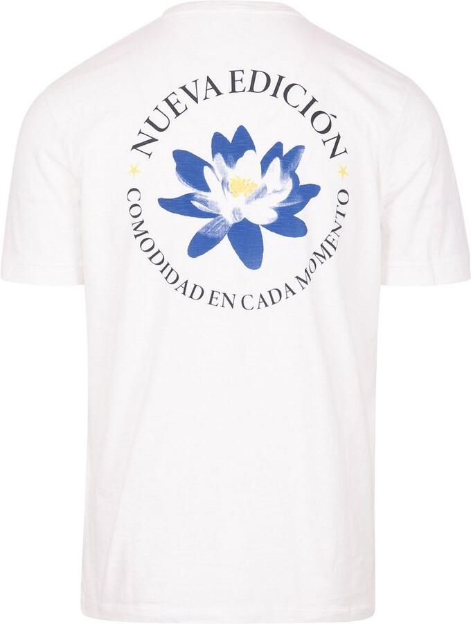 No Excess T-shirt T-Shirt Backprint Wit