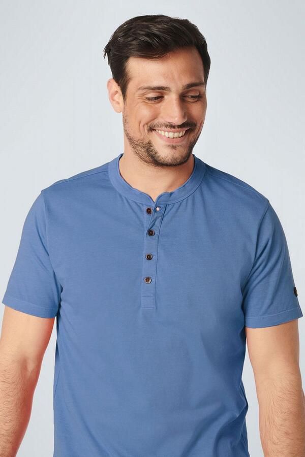 No Excess T-Shirt Knoop Blauw - Foto 4