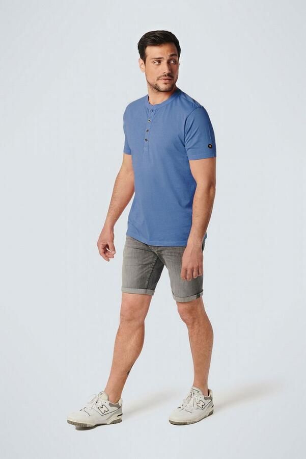 No Excess T-Shirt Knoop Blauw - Foto 3
