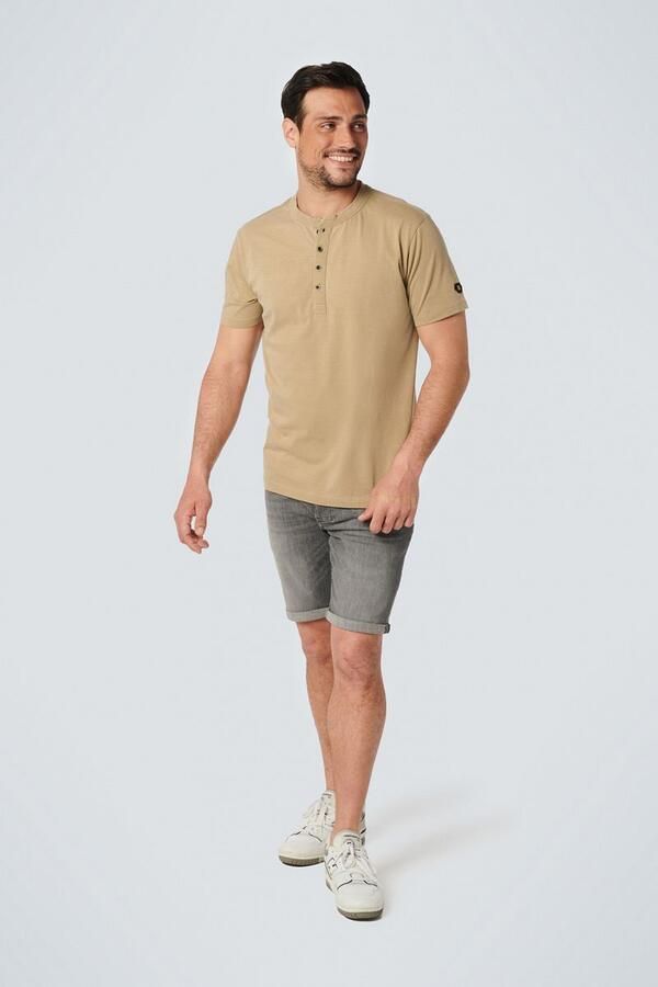No Excess T-Shirt Knoop Khaki - Foto 4