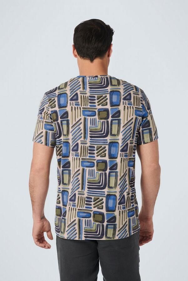 No Excess T-Shirt Print Blauw - Foto 2