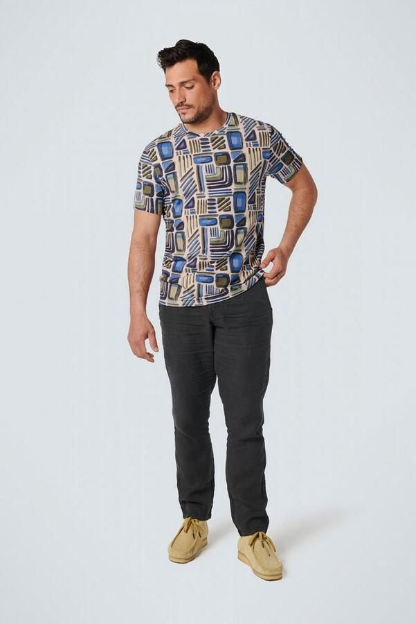 No Excess T-Shirt Print Blauw - Foto 3